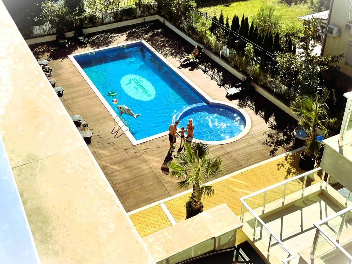 بريمورسكو Apartments Stamopolu Lux With Pool View المظهر الخارجي الصورة